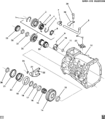 Synchronring Getriebe - Synchronizer Transmission  6-Gang Manual
